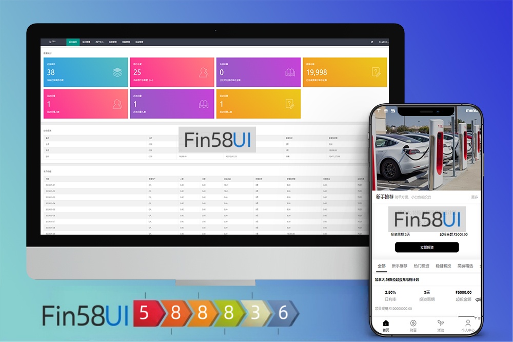 海外资金盘项目，资金盘源码，多语言投资理财，特斯拉投资系统