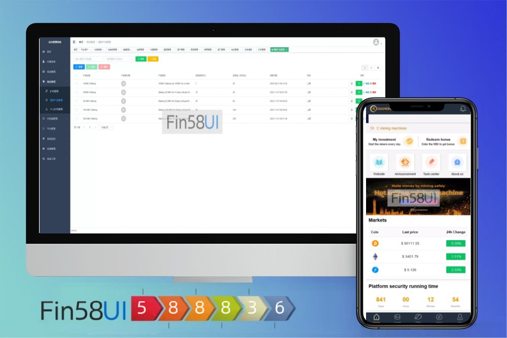 区块链资金盘模式搭建，海外多语言区块链DEFI项目开发，团队任务+矿机+理财DMC质押